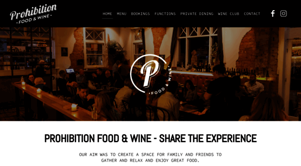 prohibitionfoodandwine.com.au