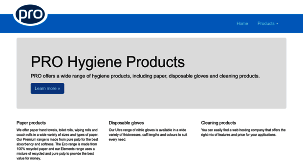 prohygieneproducts.com