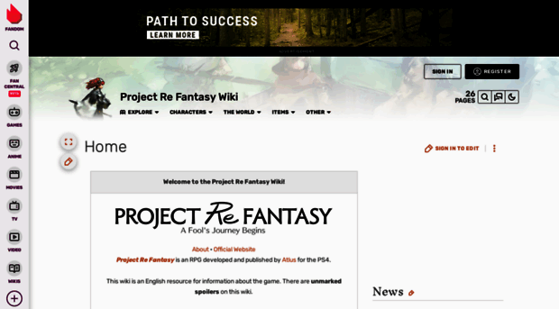 project-re-fantasy.fandom.com