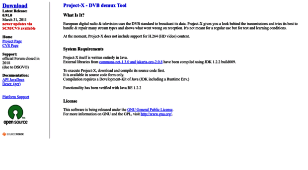 project-x.sourceforge.net