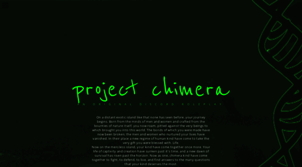 projectchimera.boards.net