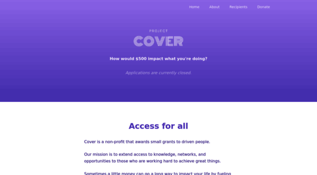 projectcover.org