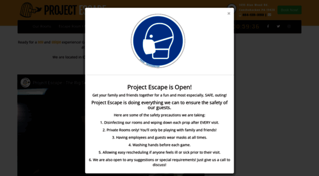 projectescaperoom.com