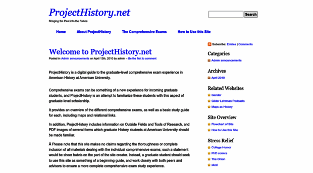projecthistory.net