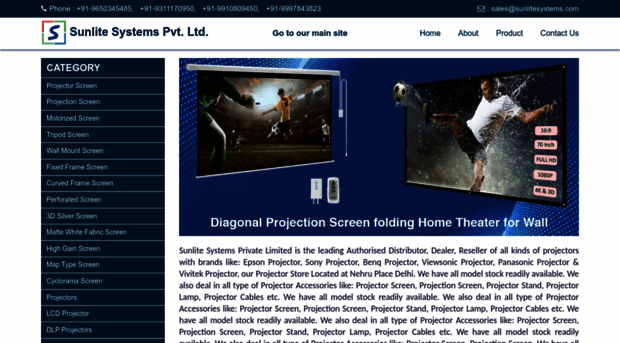 projectionscreendelhi.com