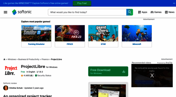 projectlibre.en.softonic.com