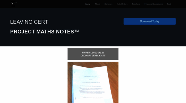 projectmathsnotes.ie