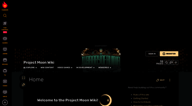 projectmoon.fandom.com - ProjectMoon Wiki | Fandom - Project Moon Fandom