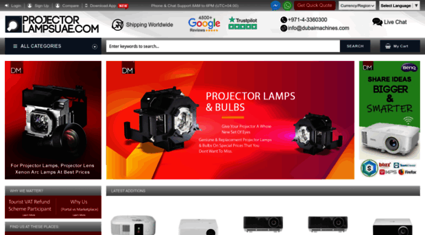 projectorlampsuae.com