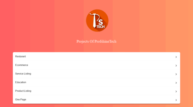 projects.profshinetech.com