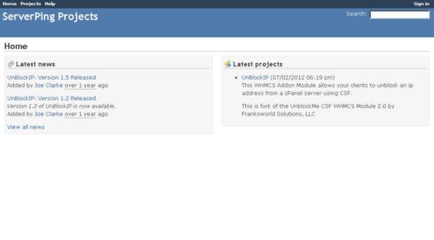 projects.serverping.net