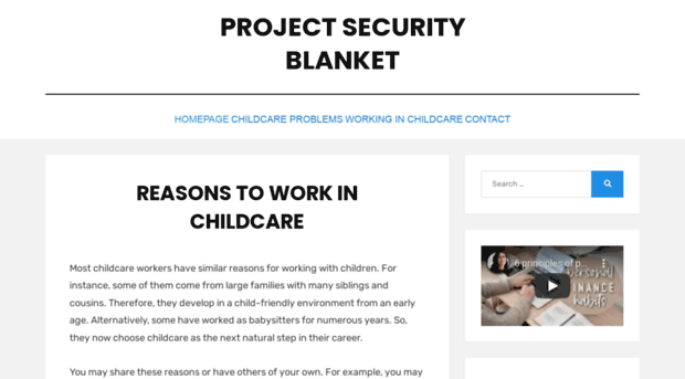 projectsecurityblanket.org