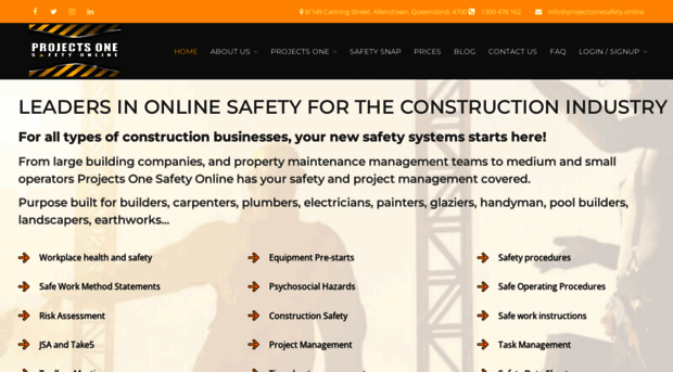 projectsonesafety.online