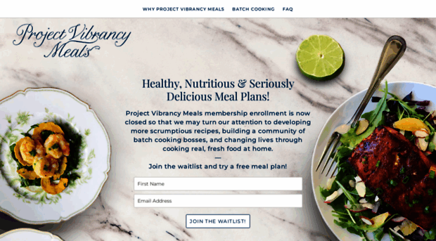 projectvibrancymeals.com