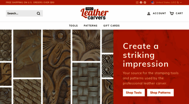 proleathercarvers.com