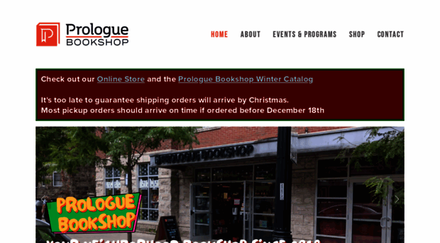 prologuebookshop.com