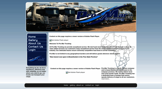 promartrucking.co.za