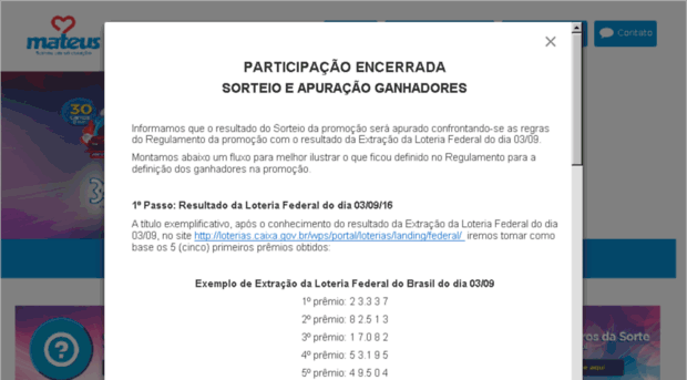 promocao30anos.grupomateus.com.br