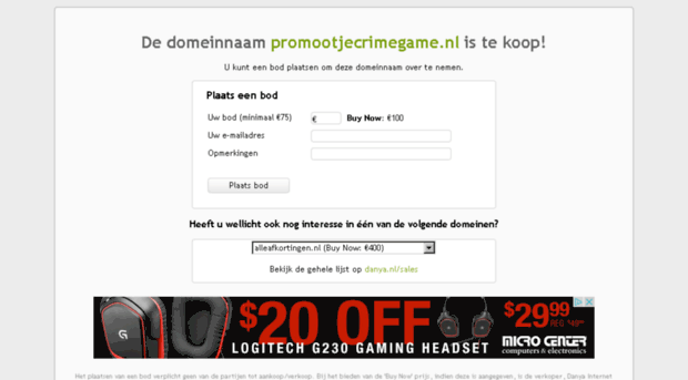 promootjecrimegame.nl