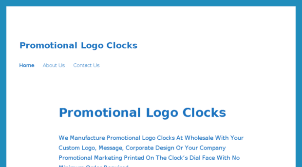 promotionallogoclocks.com