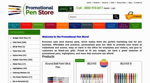 promotionalpenstore.com