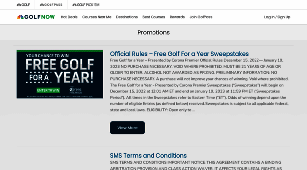 promotions.golfnow.com