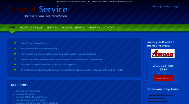 promptserviceappliance.com