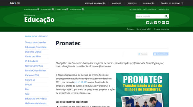 pronatec.mec.gov.br