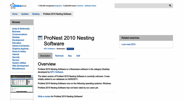 pronest-2010-nesting-software.updatestar.com