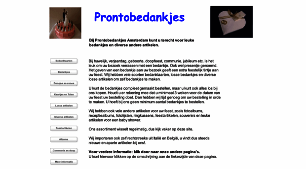 prontobedankjes.nl