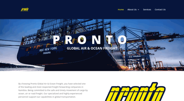 prontoglobalfreight.com