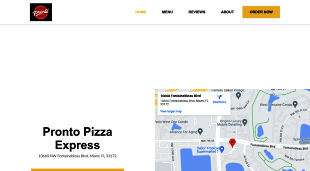 prontopizzaexpress.net