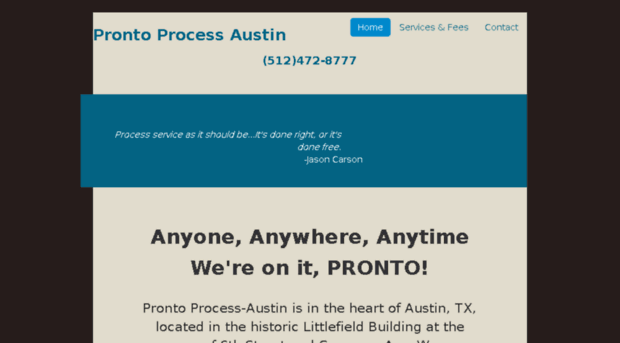 prontoprocessaustin.com