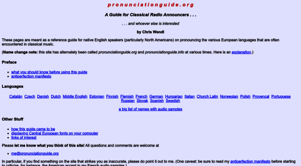 pronunciationguide.org