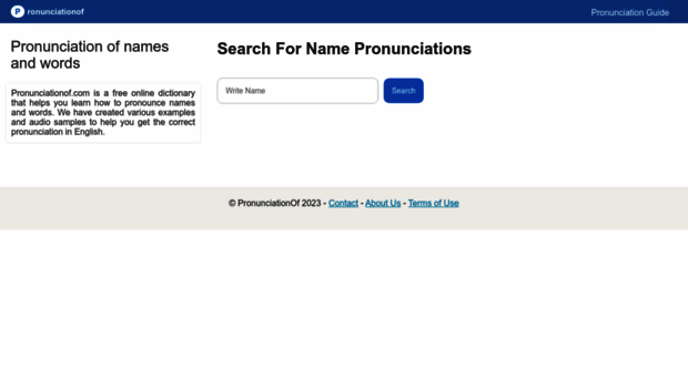 pronunciationof.com