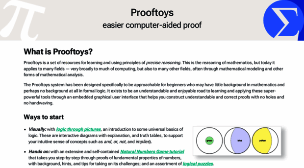 prooftoys.org