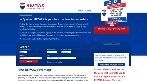 properties.remax-quebec.com