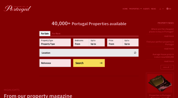 propertiesinportugal.com