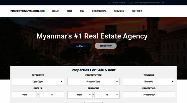 propertiesinyangon.com