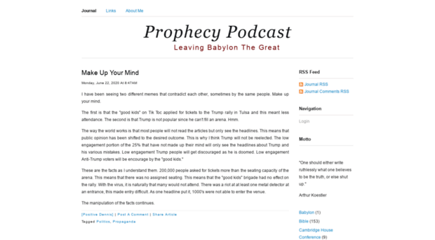 prophecypodcast.com