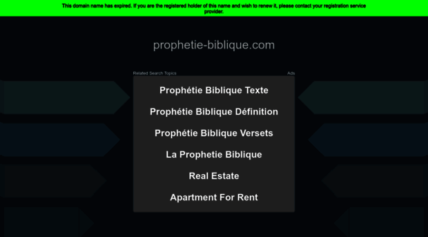 prophetie-biblique.com