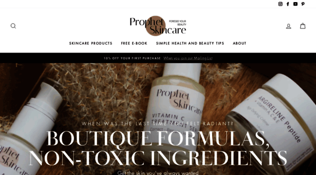 prophetskincare.com