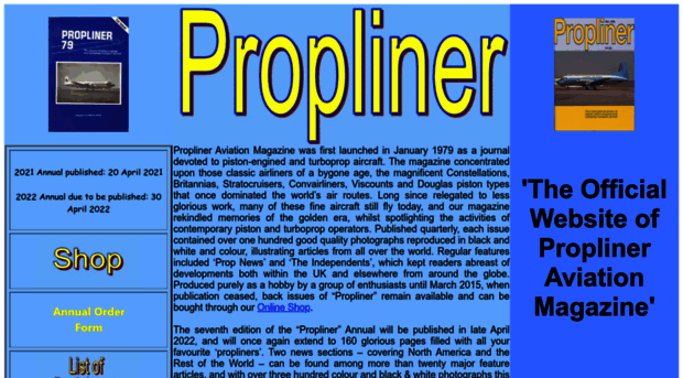 propliner.co.uk