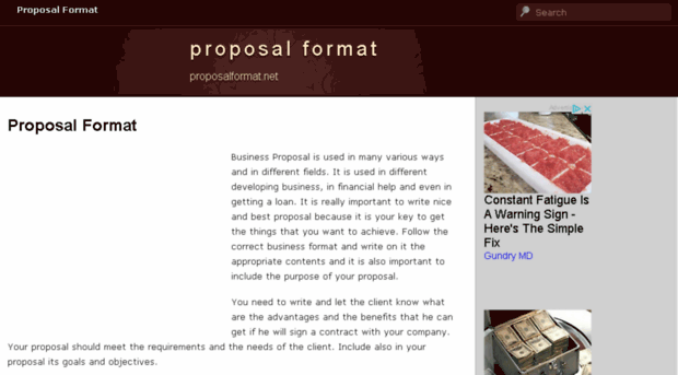 proposalformat.net