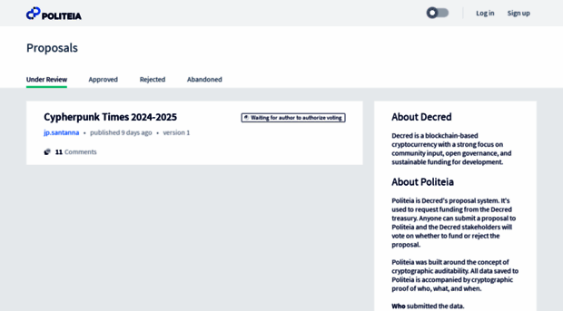 proposals.decred.org