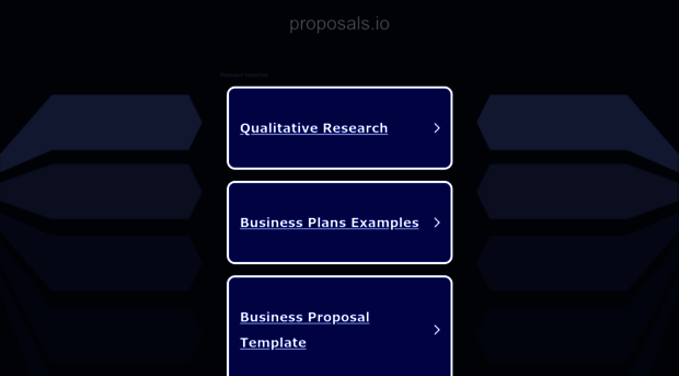 proposals.io