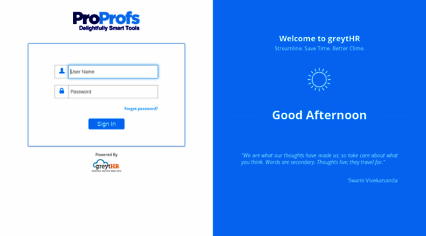 proprofs.greythr.com