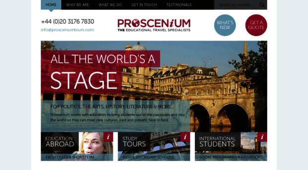 prosceniumtours.com