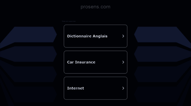 prosens.com