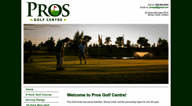 prosgolfcentre.com